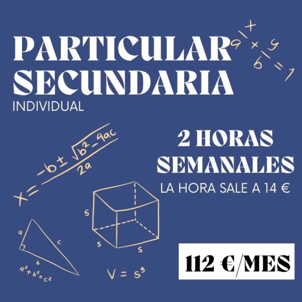 Particulares Secundaria (2 horas/semana)