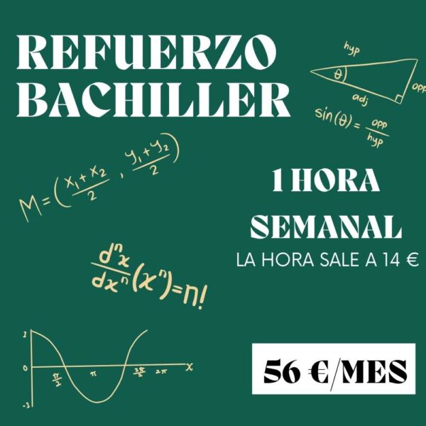 Refuerzo Bachiller (1hora/semana)