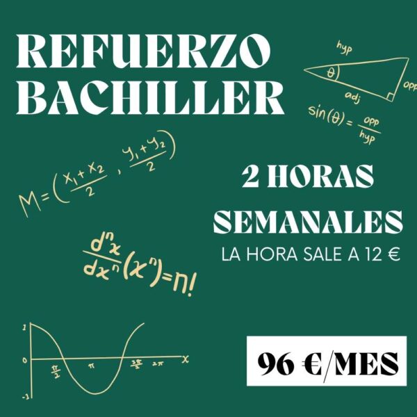 Refuerzo Bachiller (2horas/semana)